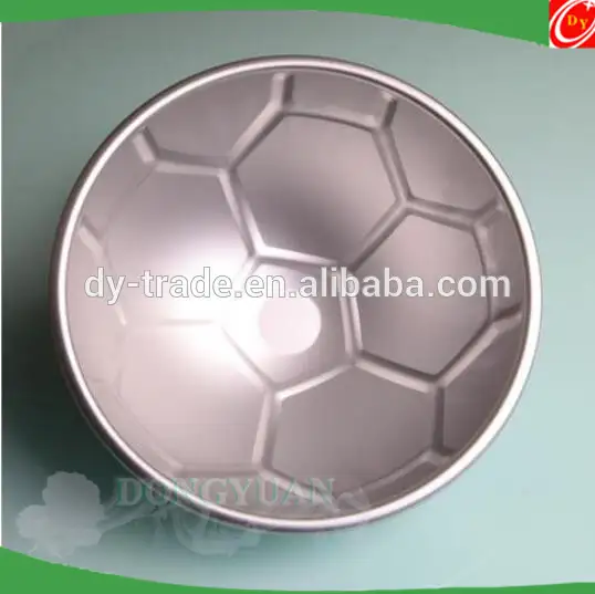 70mm,90mm Metal Football Shape Sphere Bath Bomb Molds 1