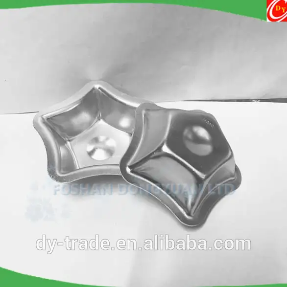 Aluminum Star Shape bath bomb molds 1