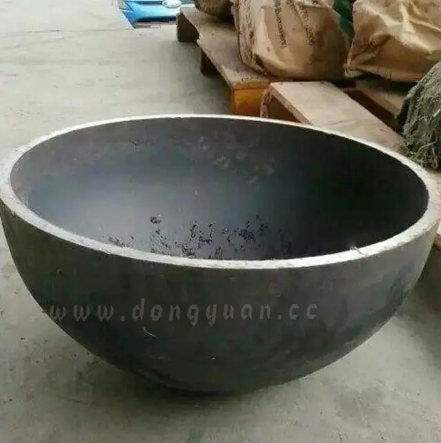 Black Steel Sphere , Plain Steel Ball , Carbon Steel Half Ball for Fire Pits 1