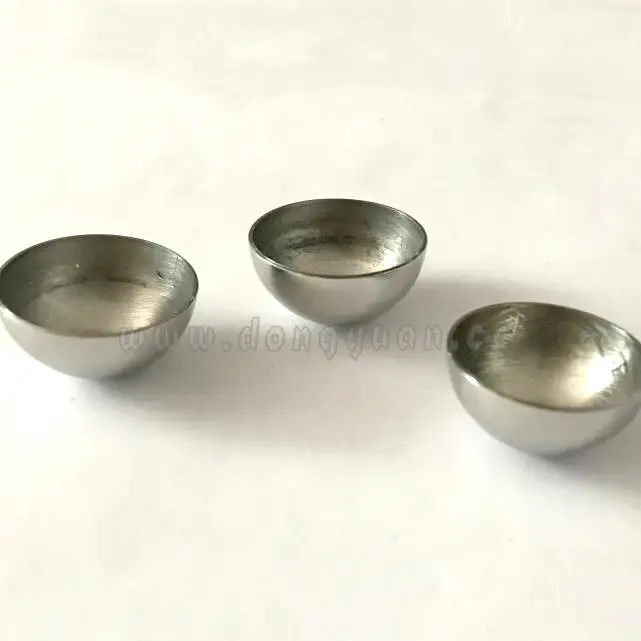 3 inch Stainless Steel Hollow Half Balls for BIG Round Bath Fizzies Molds 1