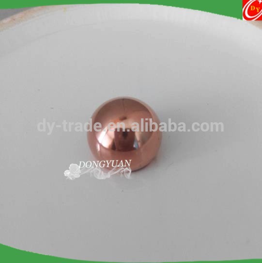 6mm-20mm mirror pure copper ball/sphere for jewelry findings 2