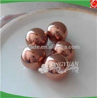 6mm-20mm mirror pure copper ball/sphere for jewelry findings 4