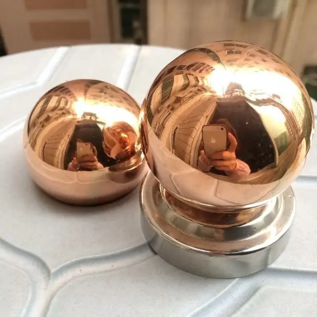 6/8/10/12/14/16/18/20/22mm polished brass hollow ball 1