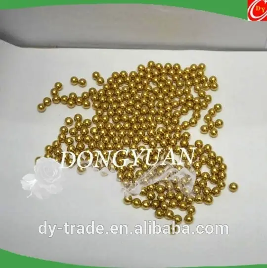 solid brass ball, polished brass ball with hole,small brass ball 1