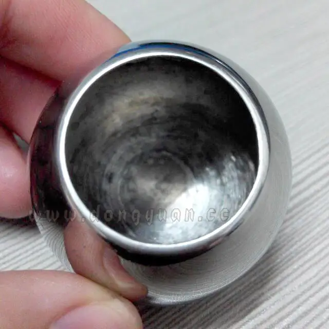 38mm Stainless Steel Sphere with Hole for Tube Fitting 1