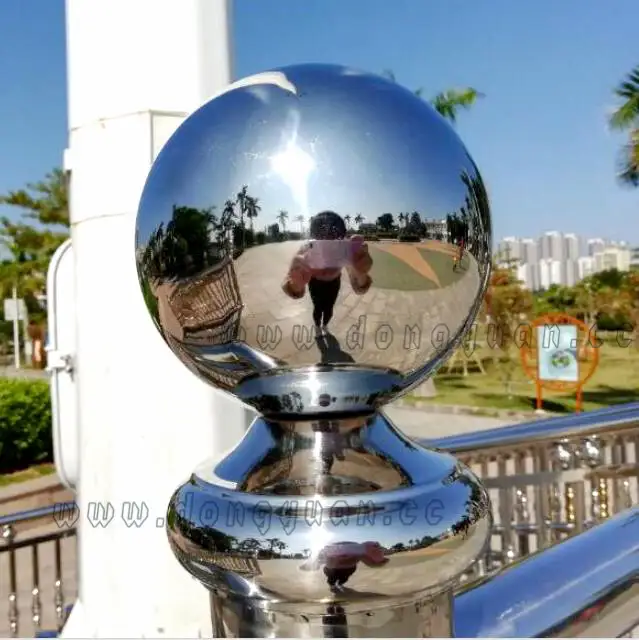 80mmGazing Stainless Steel Stair ball with Bottom for Handrail Accessories 1
