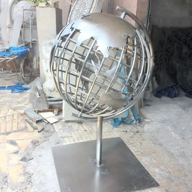 Stainless SteelGlobe,GazingWorld Map Ball 1