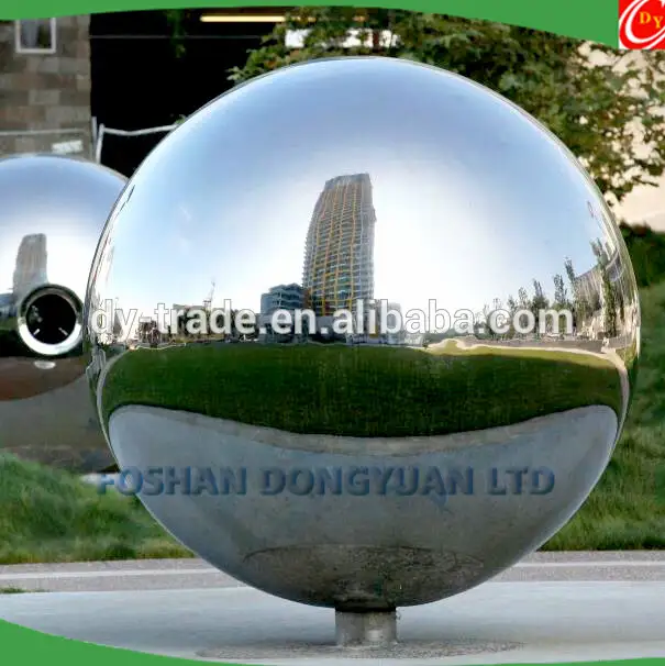 Rust Proof Silver Ball Water Feature 1