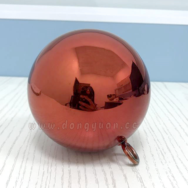 Blue Color Metal Hollow Ballfor Garden Art Decoration 3