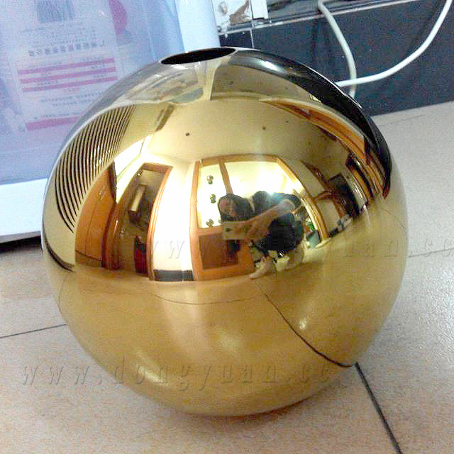 Blue Color Metal Hollow Ballfor Garden Art Decoration 9