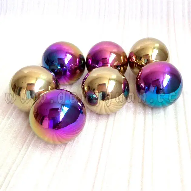 Stainless Steel Rainbow Color Ball Painted Friction for Wedding Decoration 1