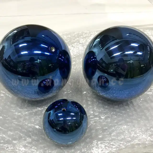 300mmBlueColorStainless SteelOutdoor Decorative Sphere 1