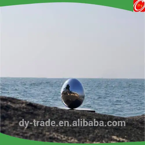 Mirror Polished Decorative Metal Eggs 1