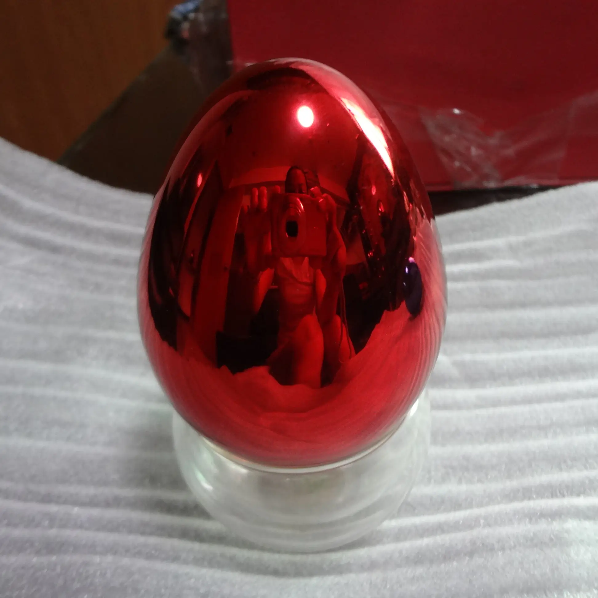 Mirror Polished Decorative Egg of Metal 1