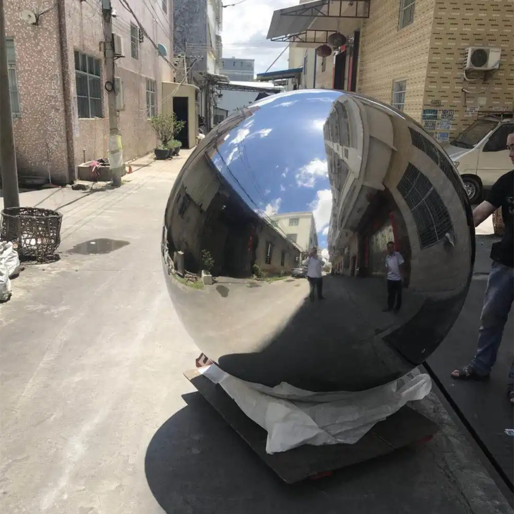 Outdoor stainless steel sculpture 1