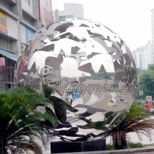 Stainless Steel Large Outdoor Flower Ball Lanterns 1