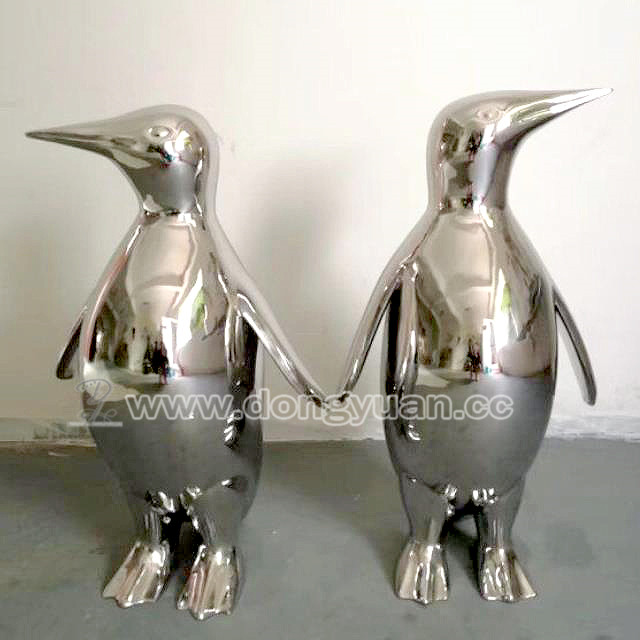Stainless Steel ContemporaryPenguin Art Statue 2