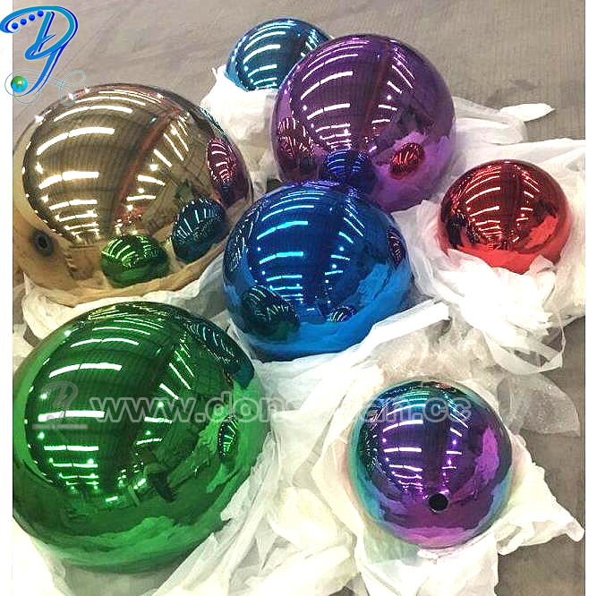 Metal Ball Artwork , Gazing Ball Sculpture, Steel Ball for Cityscape 6