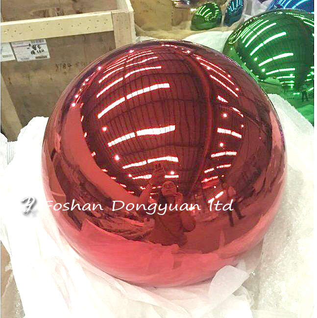 Metal Ball Artwork , Gazing Ball Sculpture, Steel Ball for Cityscape 8