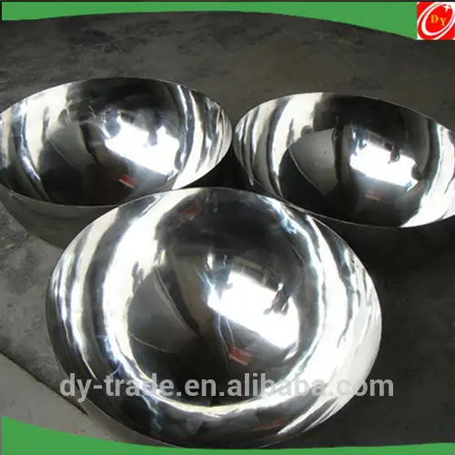 ODM Shiny Mirror Polished Half Metal Sphere/Stainless Steel 8K Finish Hemisphere/China Supplier 1