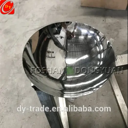 Stainless Steel Concave Mirror Polished Decorative Sculpture 1