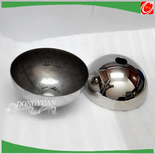 Mirror finish stainless steel bath bomb mold /ice mould /half ball 5
