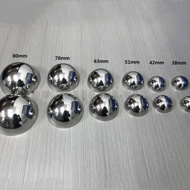 Decorative stainless steel hemisphere 1
