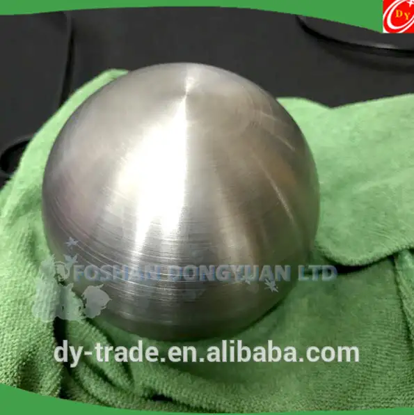 200mm inox steel brushed ball, matte hollow ball 1