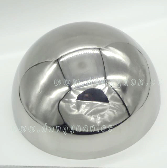 Hollow Stainless Steel Half Sphere 80mm Hemisphere 1