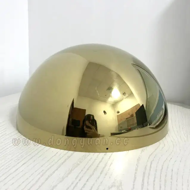 250mm Hollow Stainless Steel Half Sphere 1