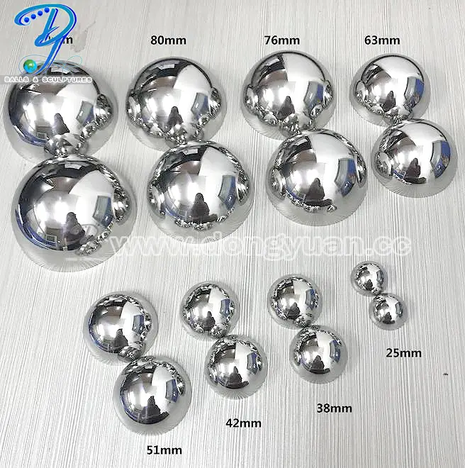 Mirror Polished Stainless Steel Half Ball for Bath Bomb Molds, Ice Molds 1