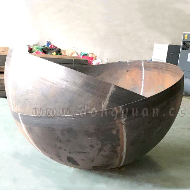 Decorative Outdoor Iron Mild Steel Half Ball for Fire Pit, Feuer Stahlkugel 2