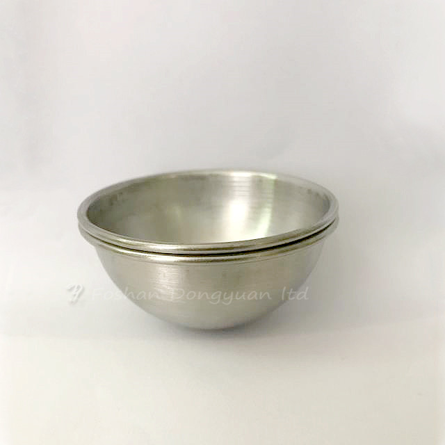 Mirror Stainless Steel Half Round Ball forBath Bomb Moulds 6
