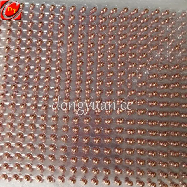 99.99% Cu Purity 12mm Copper Balls with Drilled Holes 1