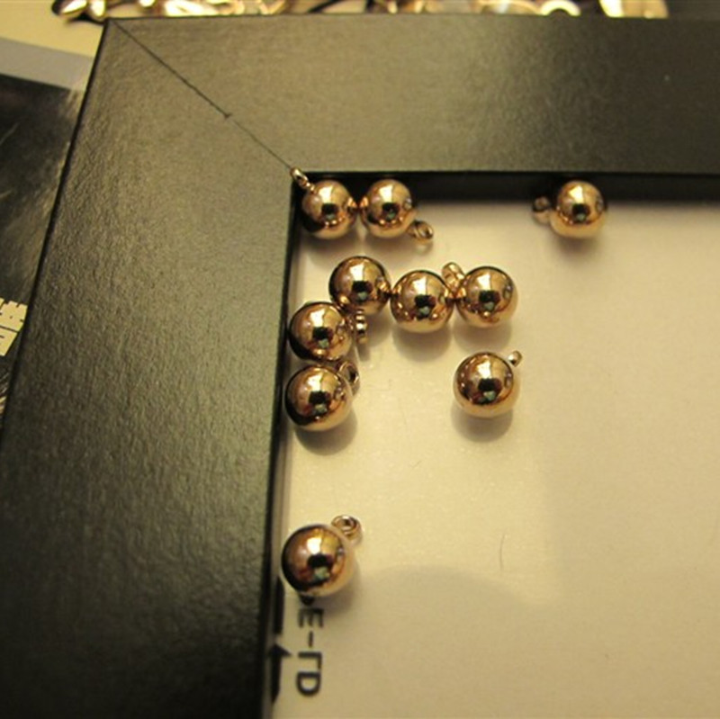 6/8/10/12/14/16/18/20/22mm polished brass beads/ brass hollow sphere/ copper hollow balls 4