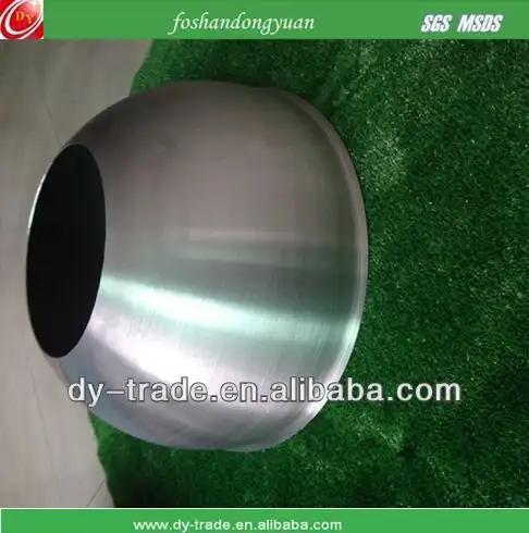 half hollow aluminum sphere 1