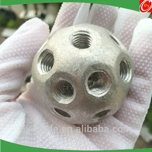 M6 Solid Aluminum Drilled Tapped Holes Ball Spheres for Construction 1