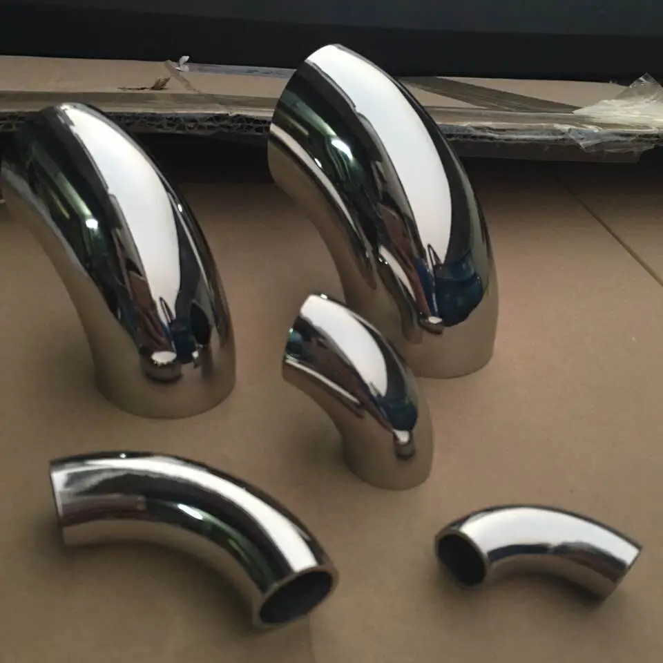 Pipe fittings stainless steel elbow 90 degree elbow for stair handrail 1