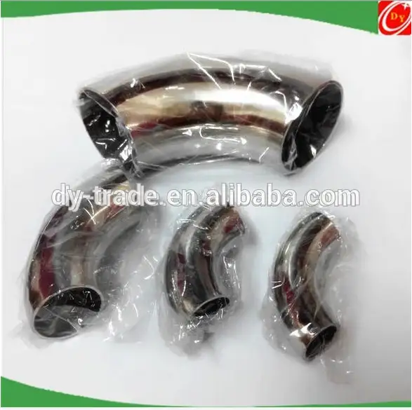 90 degree elbow, stainless steel sanitary elbow fitting ,pipe bend for handrail fitting 1