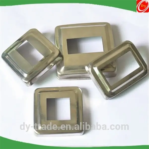 Square Accessories Stainless Steel Metal Decoration Cover 1