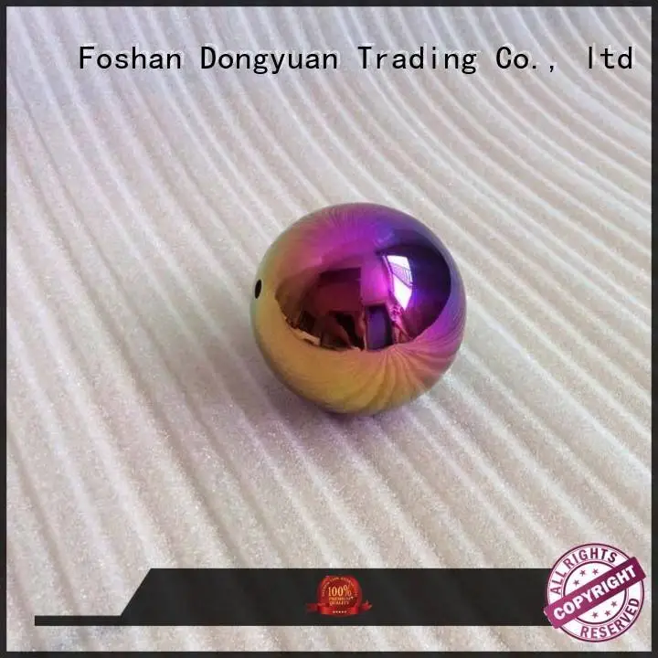 Quality 2 inch stainless steel balls DONGYUAN Brand rainbow big metal ball 1