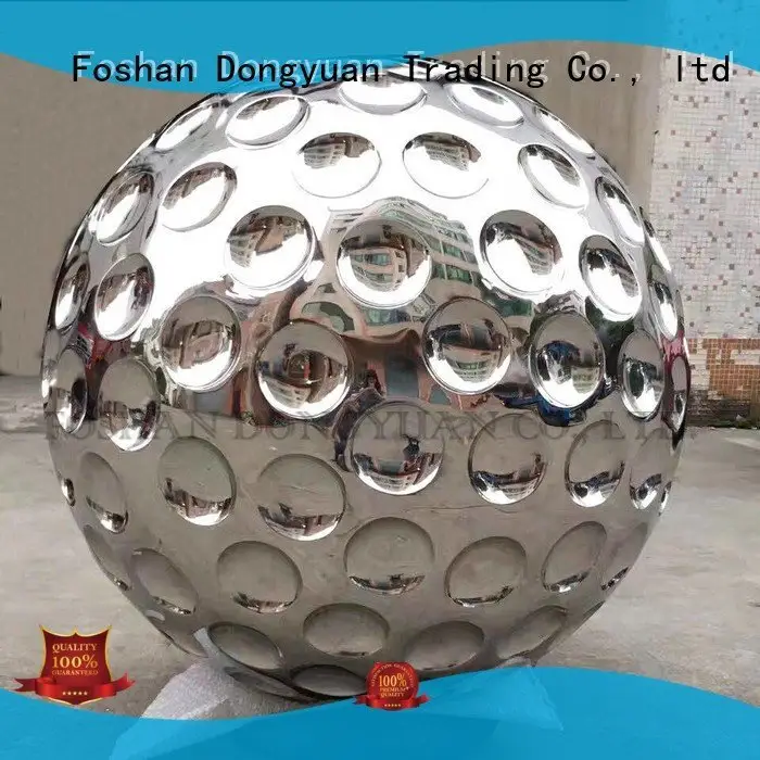 DONGYUAN large metal yard sculptures globe exclusive outdoor abtract 1