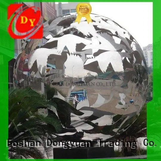 abtract counter metal tree sculpture polished DONGYUAN 1