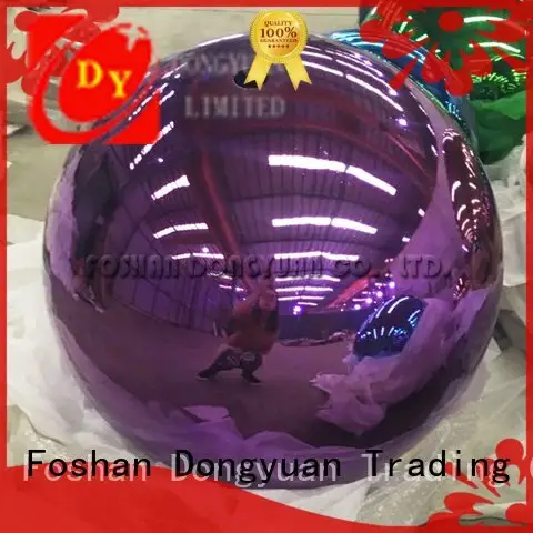 DONGYUAN Brand steel paintedblack large big metal ball paintedgold 1
