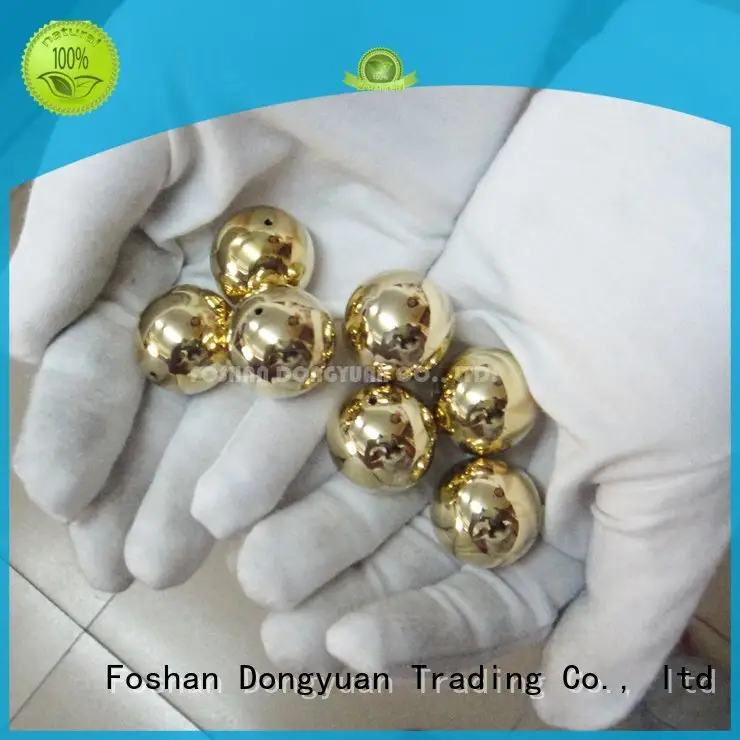 hollow metal balls hemispheres hole DONGYUAN Brand small brass beads 1
