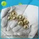 hollow metal balls hemispheres hole DONGYUAN Brand small brass beads 1
