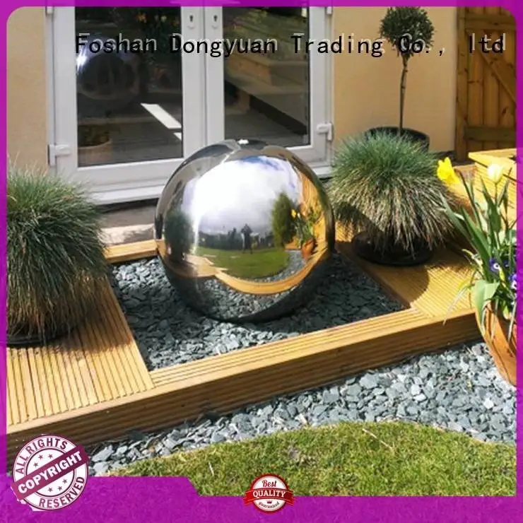 steel gazing balls screw hollow steel balls male DONGYUAN 1