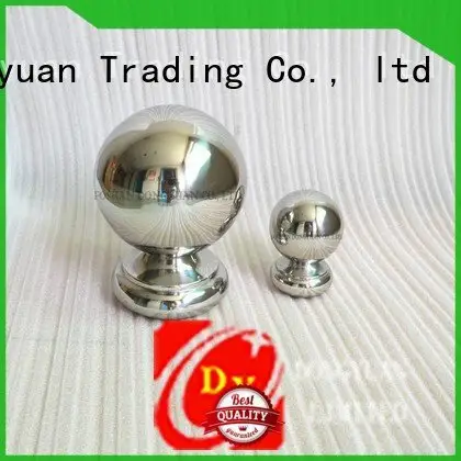 DONGYUAN Brand polished nutscrewthread handrail 2 inch stainless steel balls 1