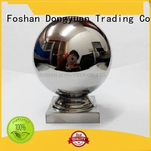DONGYUAN big metal ball ss drilled pipe plated 1