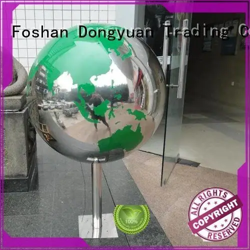 Hot large metal yard sculptures water balls golf DONGYUAN Brand 1